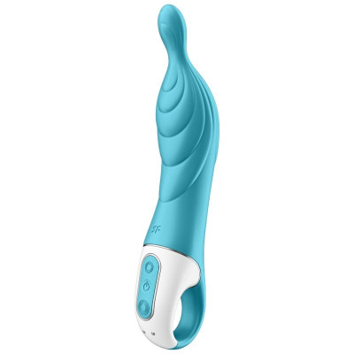 Satisfyer - A-Mazing 2 - Инновационный вибратор для точки А, 21.7х3.8 см (бирюзовый)
