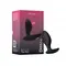 We-Vibe Ditto+ Satin Black + Лубрикант 50 мл - Анальный смарт-вибратор, 8,8 см (черный)