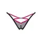 Трусики-стрінги Obsessive Novenes crotchless thong, M/L