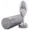 DOXY Butt Plug Smooth - гладкая алюминиевая анальная пробка, 7х3.5 см (серебристый)