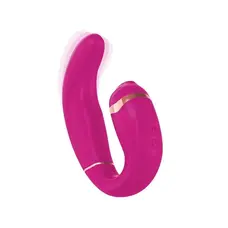 Adrien Lastic My G - Вібратор із вакуумною стимуляцією клітора, 16х3.5 см (рожевий)