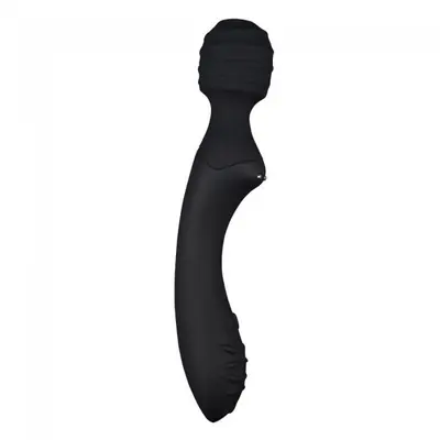 Love To Love Twist Black - вібромасажер 2 в 1, 22х4 см (чорний)