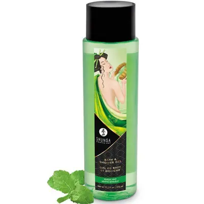 Гель для ванни та душу Shunga Sensual Mint, 370 мл (м'ята)