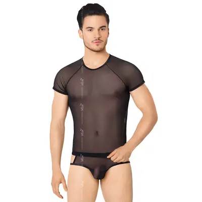 SoftLine Shirt and Shorts 4607 black - Футболка и трусы мужские, XL (чёрные)