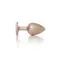 Анальна пробка Jewellery Pearl Gold Plug - розмір L