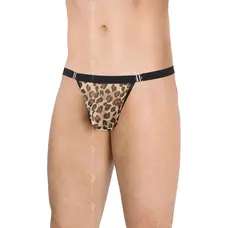 SoftLine - Mens Thong 4528 (panther) - Трусы мужские, S-L (леопардовый коричневый)
