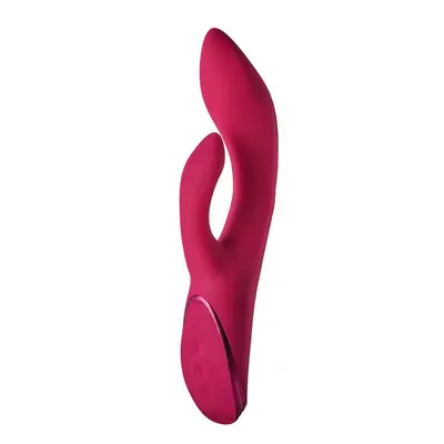 Dream Toys Sparkling Julia - Вибратор кролик, 21,5 см (красный)