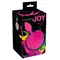 Orion Colorful Joy Bunny Tail Plug - силиконовая аналная пробка с пушистым хвостом, 13.5х3 см (розовый)