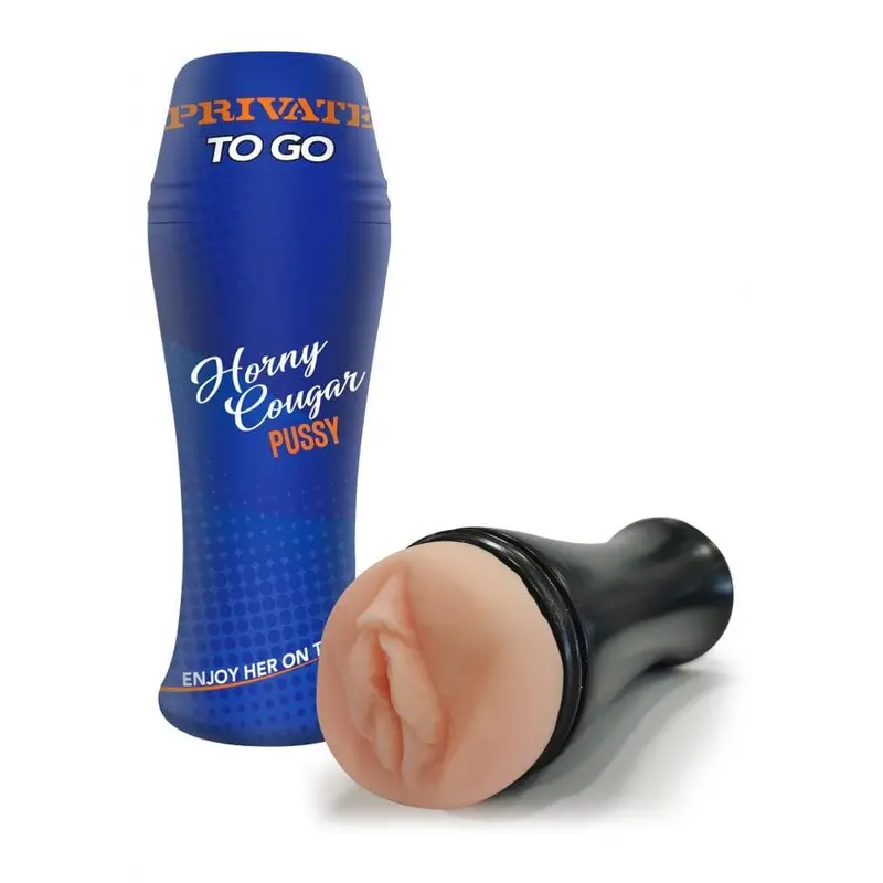 Private Horny Cougar To Go - Компактный мастурбатор-вагина, 21х7,5 см (телесный) Private Horny Cougar To Go - Компактный мастурбатор-вагина, 21х7,5 см (телесный)