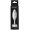 DOXY Butt Plug Smooth - гладкая алюминиевая анальная пробка, 7х3.5 см (серебристый)