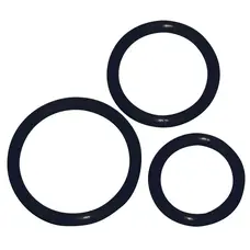 Набір ерекційних кілець Silicone Cock Ring, 3 шт