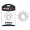 LoveToy Power Plus Cockring 3 - ерекційне кільце з рельєфом, 4.5 см (прозорий)
