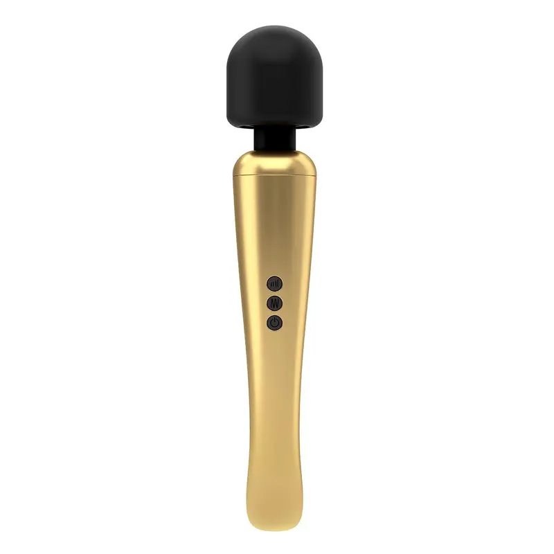 Dorcel Megawand Gold потужний вібромасажер 160 режимів, що перезаряджається, 29.5х5.5 см (золотистий)