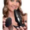 Kinetic Thumping 7X Large Anal Plug - Анальна пробка з поштовховими рухами, 13.3х4,8 см (чорний)