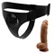 Pretty Love - Harness Briefs Micheal 7.0" Dildo - Страпон з кріпленням, 20х4.4 см