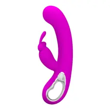Pretty Love Webb Vibrator Purple - Силиконовый вибратор-кролик, 21х3.5 см (фиолетовый)