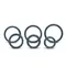 Boners 6-Piece Cock Ring Set - Набір ерекційних кілець, 6 шт (сірий)