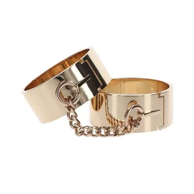 Taboom Slave Wrist Cuffs - Наручники металеві, (золотий)
