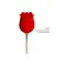 Pretty Love Rose Lover Licking Stimulator Red - Клиторальный стимулятор, 14,2 см (красный)