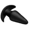 Kinetic Thumping 7X Large Anal Plug - Анальна пробка з поштовховими рухами, 13.3х4,8 см (чорний)