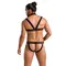 Passion - 043 SET JACOB black - Сексуальный мужской комплект с кольцами, XXL/XXXL