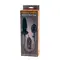 Seven Creations - Fanny Hills Silicone Vibrating Butt Plug - Анальный расширитель, 10х4-7 см (чёрный)