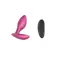 We-Vibe Ditto+ Cosmic Pink + Лубрикант 50 мл - Анальный смарт-вибратор, 8,8 см (розовый)