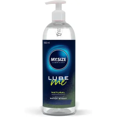 My.Size Lube Me Natural - Лубрикант на водній основі, 1000 мл