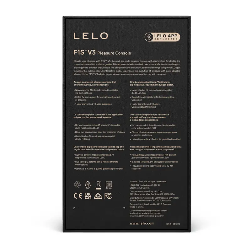 Смарт мастурбатор LELO F1S V3 Red