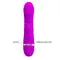 LyBaile Pretty Love Tracy Vibrator - Рельефный вибратор-кролик, 18.8х3.5 см (фиолетовый)