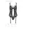 Корсет Passion DROSERA CORSET black, S/M