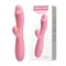 Pretty Love Snappy Vibrator Flesh - перезаряжаемый вибратор-кролик, 19.5х3.2 см (розовый)