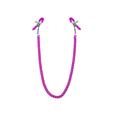 Feral Feelings - Nipple clamps Classic - Зажимы для сосков с цепочкой (фиолетовый)