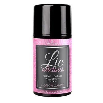 Sensuva - Lic-o-licious Cotton Candy - Гель для минета (без сахара), 50 мл (сахарная вата)