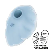 Satisfyer Cloud Dancer - Вакуумный стимулятор, 9 см (голубой)
