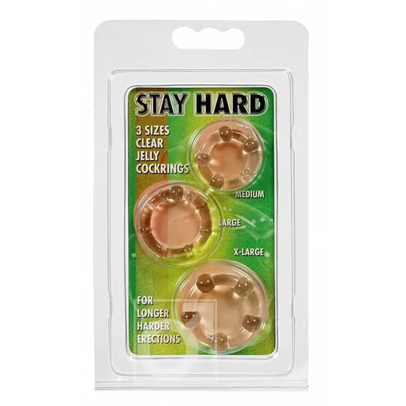Scala Selection Stay Hard - Три эрекционных кольца (черные) Scala Selection Stay Hard - Три эрекционных кольца (черные)