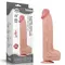 Реалистичный фаллоимитатор Sliding-Skin Dual Layer Dong 14", 36 см