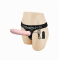 Страпон с вибрацией Baile Jessica Belt Strap On Flesh, 19 см
