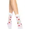 Leg Avenue Strawberry - Акуратні шкарпетки, OS (білий)