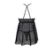 Пеньюар Passion KERRIA CHEMISE black, XXL/XXXL