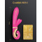 Gvibe Grabbit Mini - Уменьшенный вибратор для клитора и точки G с тремя моторами, 19 см (розовый)