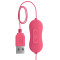 Pipedream OMG Bullet #Cute виброяйцо в форме кролика с подвижными ушками, 8.2х2.5 см