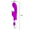 LyBaile Pretty Love Butterfly Kiss Vibrator - вібратор кролик з метеликом та 30 режимами, 19.9х3.1 см (фіолетовий)