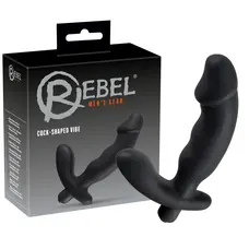 Orion Rebel Cock-Shaped Vibe Prostata Vibrator - Массажер простаты, 15 см (черный)