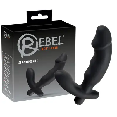 Orion Rebel Cock-Shaped Vibe Prostata Vibrator - Массажер простаты, 15 см (черный)