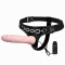 Страпон с вибрацией Baile Jessica Belt Strap On Flesh, 19 см