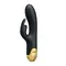 Pretty Love Royal Pleasure Vibrator - Вібратор-кролик із позолоченим руків'ям, 19.2х3.8 см (чорний)