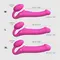 Безремінний страпон з вібрацією Strap-On-Me Vibrating Fuchsia L