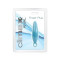 Topco Sales Climax Anal Finger Plug - Анальный стимулятор, 8.8х2.5 см (голубой)
