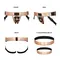Strap-On-Me Leatherette HARNESS CURIOUS - HOLOGRAPHIC ROSE GOLD - Трусы для страпона